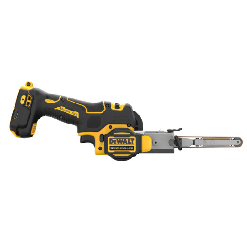 Стрічковий безщітковий напилок DeWALT DCM200NT XR Li-Ion 18В розмір стрічки 13х457мм без акумулятора