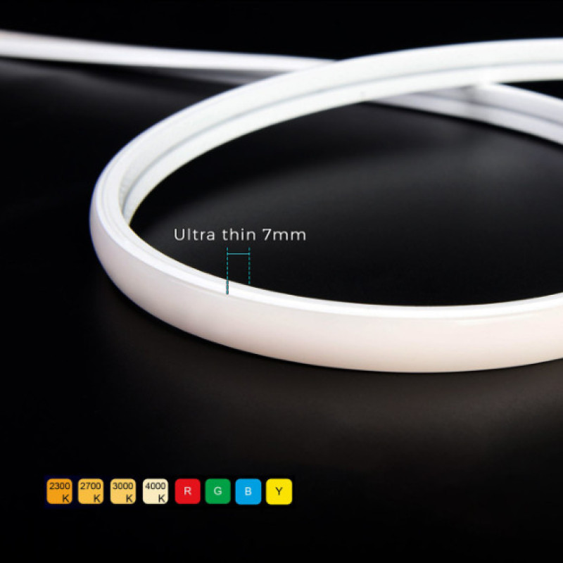Гибкий неон COLORS 24V IP67 10W 750Lm 4000K 5м (NNT0711-NW)