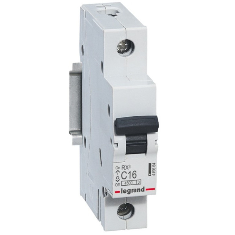 Автомат електроживлення RX³ 4,5кА 16А 1п C, Legrand
