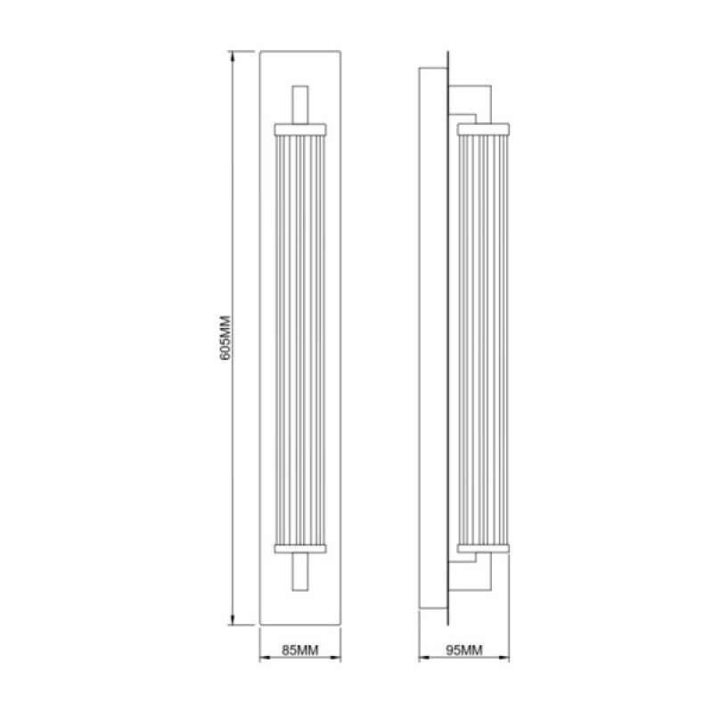 Бра, настенный светильник Zuma Line 5905316693586 Doria LED 1x13W 3000K 341Lm IP44 золотой