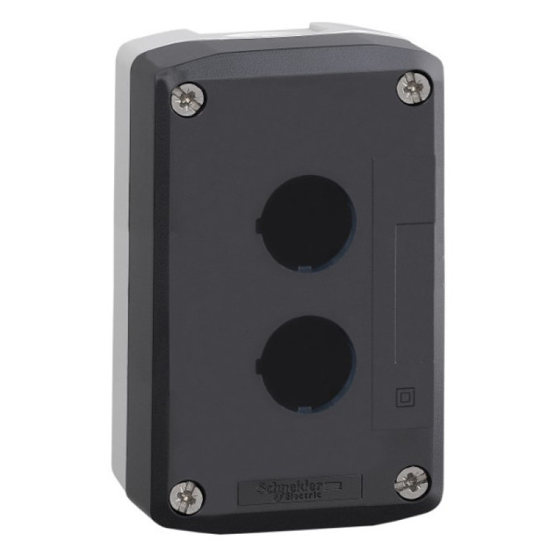 Корпус кнопочного поста Schneider Electric XALD02 с 2 кнопками