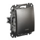 Переключатель Schneider Electric Sedna Design & Elements с подсветкой матовый алюминий SDD170106L