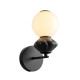 Бра, настінний світильник Italux WL-94921-1B-BK Balos LED 1x5W 3000K 550Lm IP20 чорний