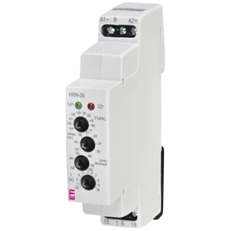 Реле контролю напруги ETI 2471451 HRN-36 6-30В DC (1x16A AC1)