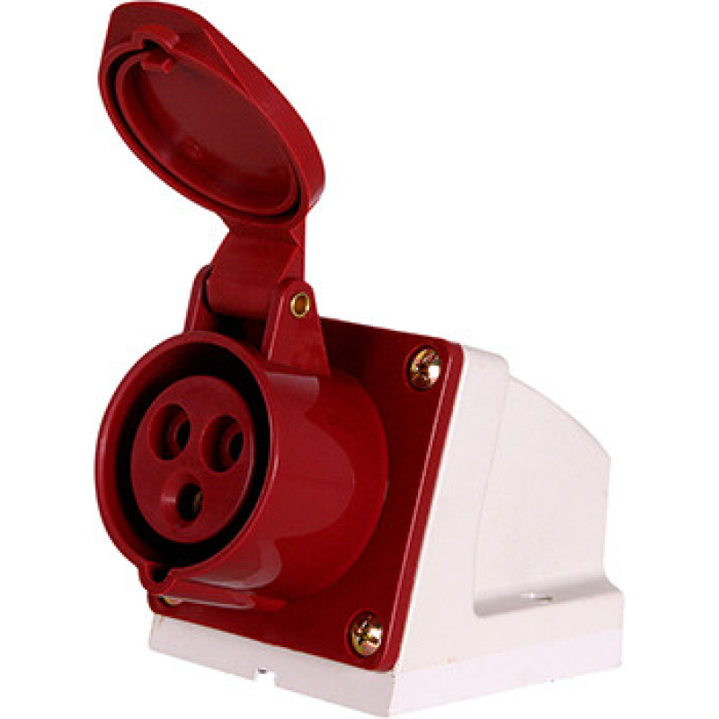 Стаціонарна силова розетка E.Next e.socket.pro.3.16 3п 16А 230В (p012001)