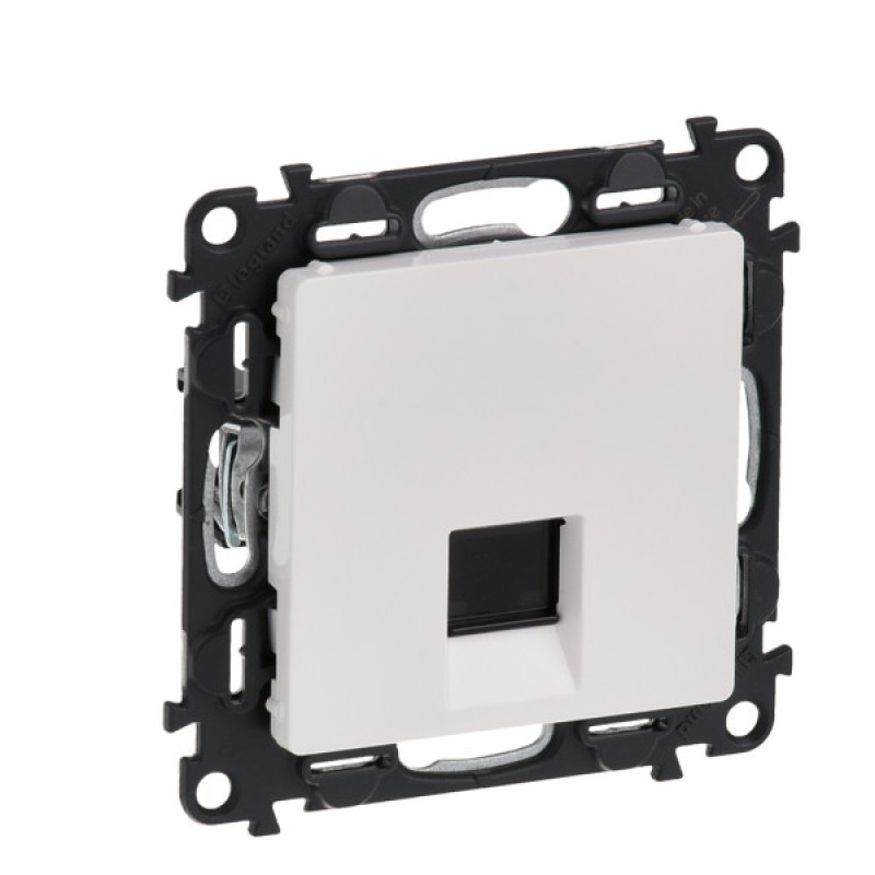 Механизм розетки RJ45 Кат.5е UTP Valena Life белый