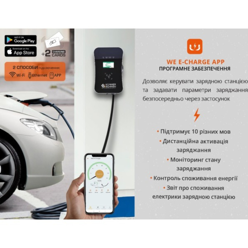 Станция для зарядки электромобилей Konner&Sohnen KS X32/1