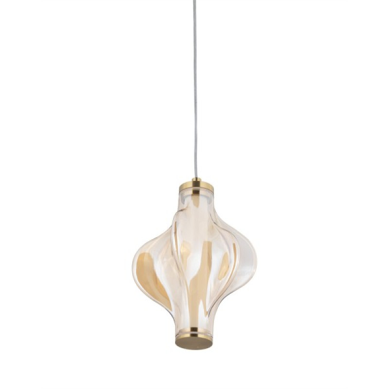Подвесной светильник, люстра TK Lighting 18212 Elva LED 1x8W 3000K 1032Lm IP20 латунный