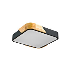 Світильник стельовий Italux PLF-13187-BK-WO Santer LED 1x24W 3000K 2400Lm IP20 чорний