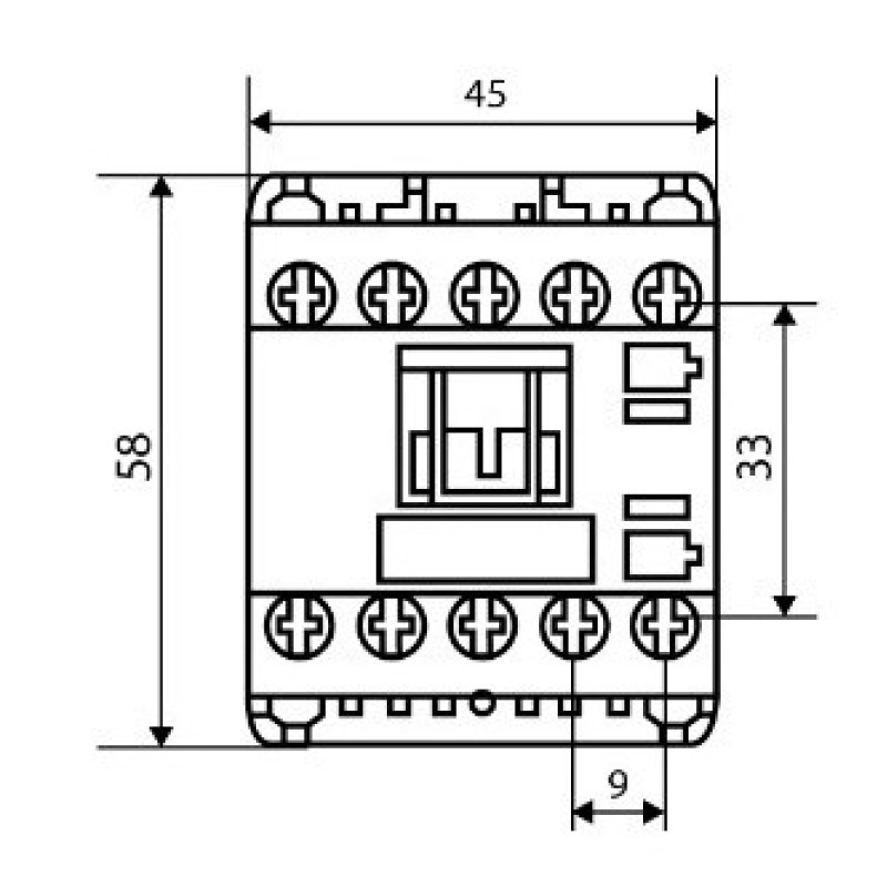 Миниконтактор Аско-Укрем ПМ 0-06-01 D7 42В LC1-K0601 (A0040010144)