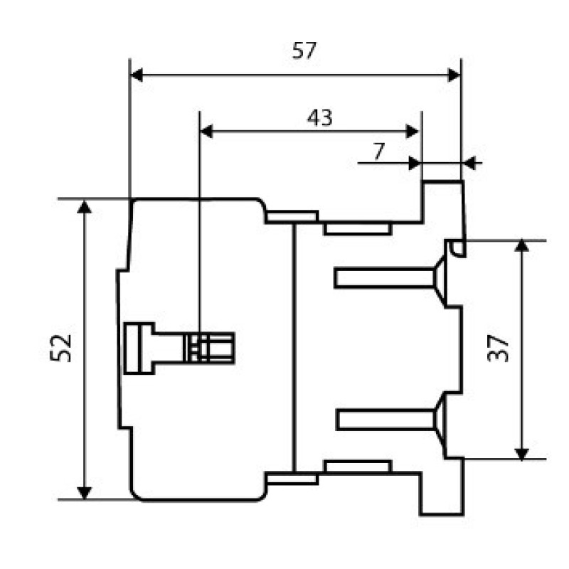 Миниконтактор Аско-Укрем ПМ 0-06-01 D7 42В LC1-K0601 (A0040010144)
