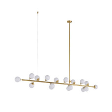Люстра Pikart 15380-1 Bubbles G9 17x15W IP20 латунная