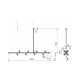 Люстра Pikart 15380-1 Big Bubbles G9 17x60W IP20