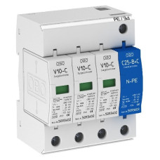 Ограничитель перенапряжений OBO Bettermann (5094920) Тип II V10-C 3+NPE