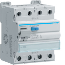 УЗО Hager CFA690C 4P 10кА 125A 300мА A
