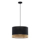 Підвісний світильник, люстра TK Lighting 6543 Paglia E27 3x15W IP20 чорний