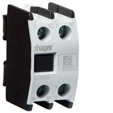 Додатковий контакт Hager EVA003 1НВ+1НЗ для EV040…EV170 EVN063…EVN200