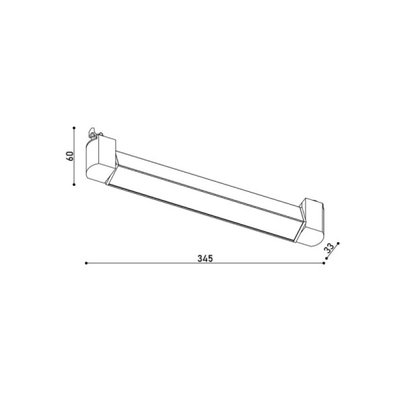 Трековый светильник Kloodi KD-LINE TURN345 PC 20W 3K WH LED 1400Lm IP20 белый