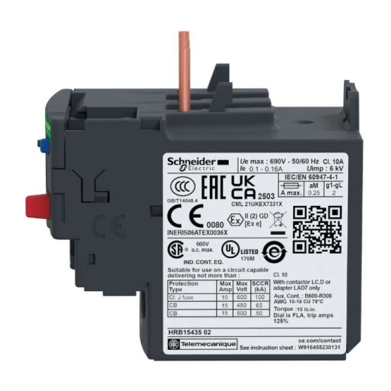 Тепловое реле Schneider Electric LRD32 23-32A