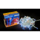 Белая уличная LED гирлянда Delux EN ICICLE 75LED (90015181) 2x0,7м 18 мигающих желтых диодов IP44