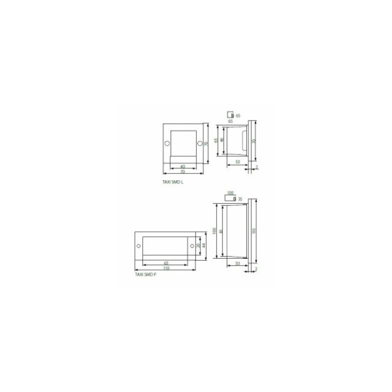 Вуличний світильник Kanlux 26463 Taxi smd p c/m-nw