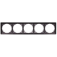 Рамка 5-містна E.Next e.lux.10104L.5.fr.anthracite антрацит (ins0040064)