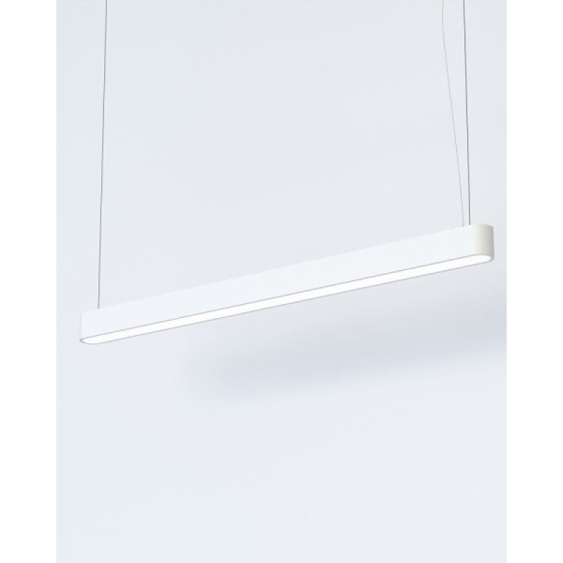 Подвесной светильник, люстра Nowodvorski 7537 Soft LED T8LED 1x22W 3000K 3200Lm IP20 белый
