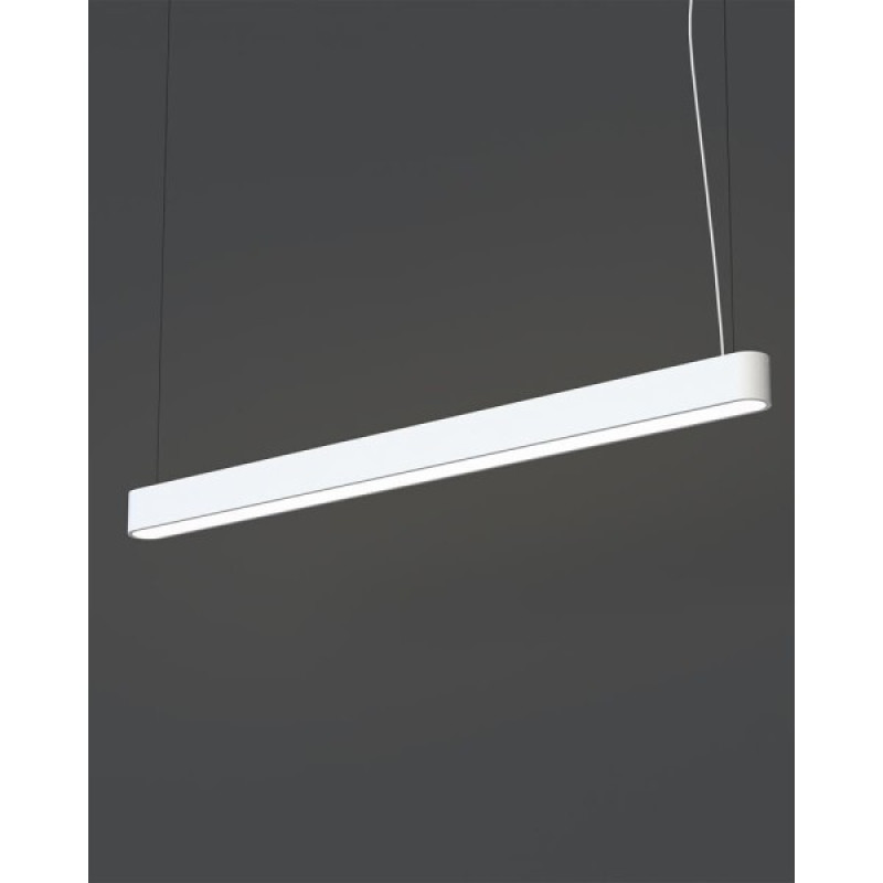 Подвесной светильник, люстра Nowodvorski 7537 Soft LED T8LED 1x22W 3000K 3200Lm IP20 белый