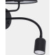 Бра, настенный светильник TK Lighting 2537 Maja E27+GU10 1+1x15W+8W IP20 черный
