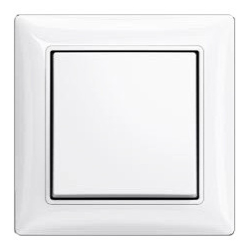 Одноместная рамка ABB Basic 55 2511-94-507 (белая)