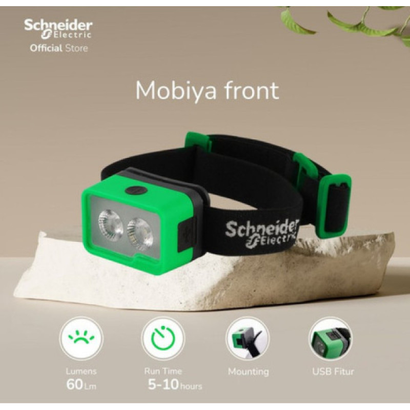Налобный фонарь Schneider Electric AEP-LF01-S1000 Mobiya Front