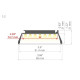 LED-профиль KLUS OMODO-100, 2 метр (KLUS_A18058A_2)