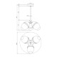 Люстра Pikart 35147-1 Burgeon E14 3x60W IP20 біла