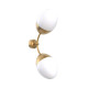 Бра, настінний світильник Pikart 35416-3 Burgeon Sconce E14 2x60W IP20 латунний