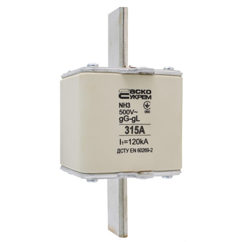 Запобіжник Аско-Укрем NH3 315A gG (A0050010038)
