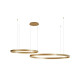Люстра Zuma Line 250067-GD Isak LED 1x100W 3000K 2500Lm IP20 золота (5907925003541)
