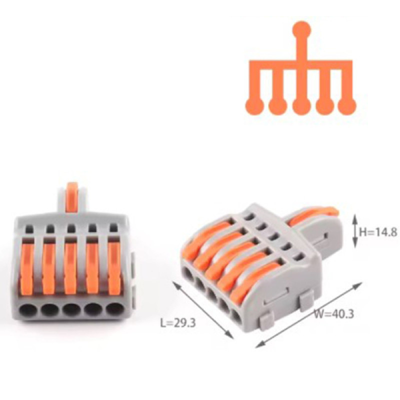 Прохідна клема TOSUNlux PCT-15 32А 400В (6931934238440)