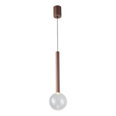 Подвесной светильник, люстра Italux PND-24019-1A-COPP Alinos LED 1x6W 3000K 200Lm IP20 медный
