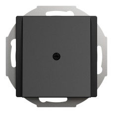 Центральная плата с кабельным отверстием Merten System M, MEG4071-0403 черный матовый