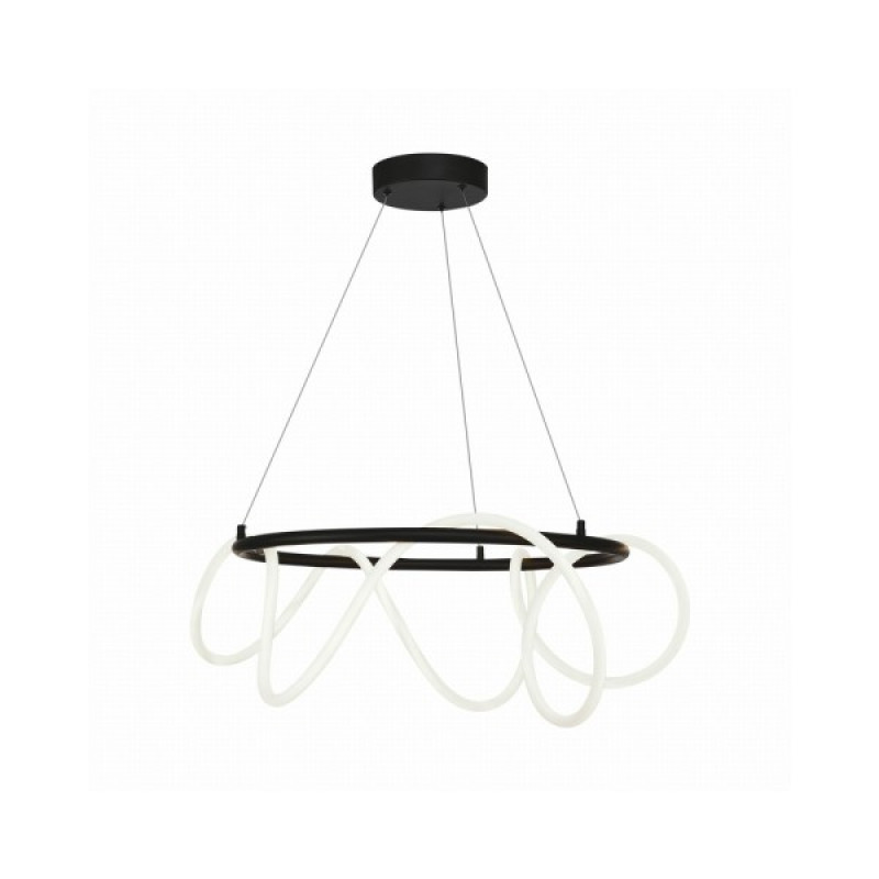Люстра Zuma Line 20006PL-BK Balbo Led 1x58W 3000K-6000K 4500Lm IP20
