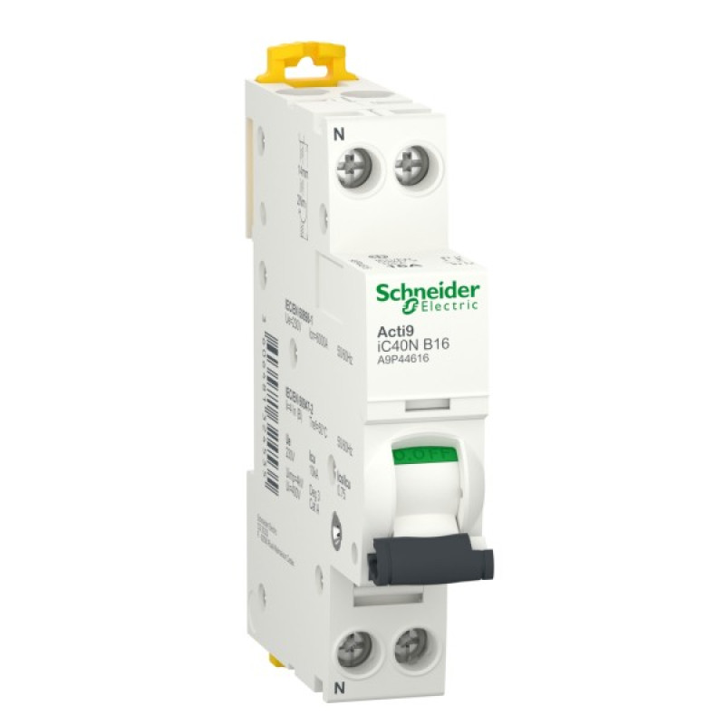 Автоматический выключатель Schneider Electric Acti9 A9P44616 1P+N 16А B 6кА