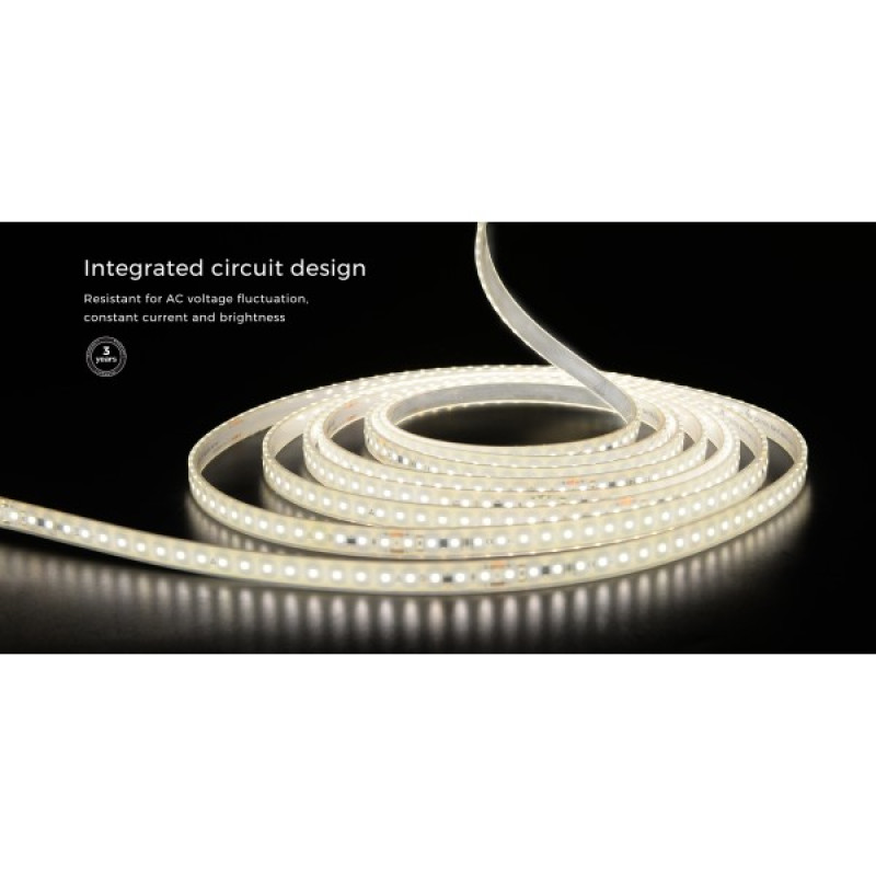 LED лента COLORS 52-2835-230V-IP65 5.3W 530Lm 4000K 50м (H852-230V-12mm-NW)