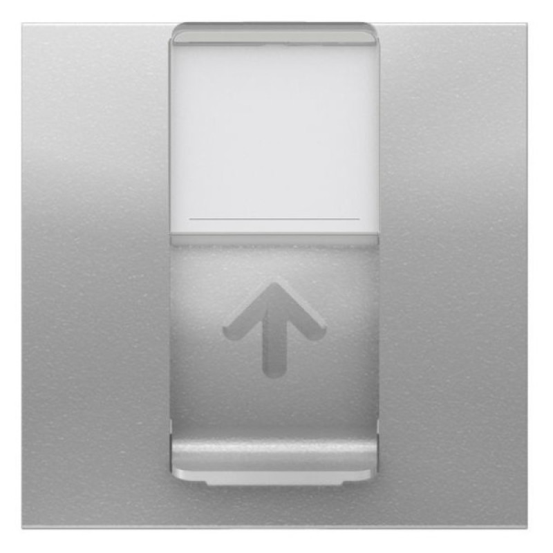 Накладка для RJ45 розетки Schneider Electric NU941130 2М (алюминий)