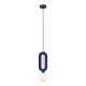 Підвісний світильник, люстра Italux PND-59839-1-BLU Masso G9 1x25W IP20 синій