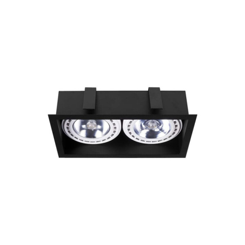 Точковий світильник Nowodvorski 39416 Mod GU10 2x75W IP20 Bl