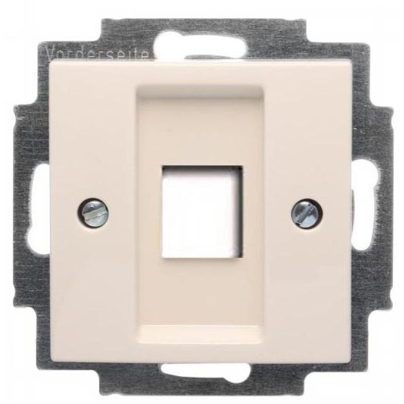 Накладка компьютерной розетки ABB Basic 55 2561-92-507 (слоновая кость)