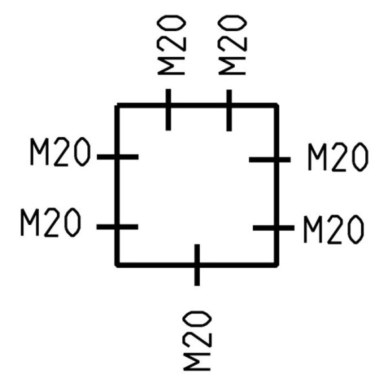 Наружная распредкоробка Spelsberg Abox 040-L/w (sp80460701) IP65