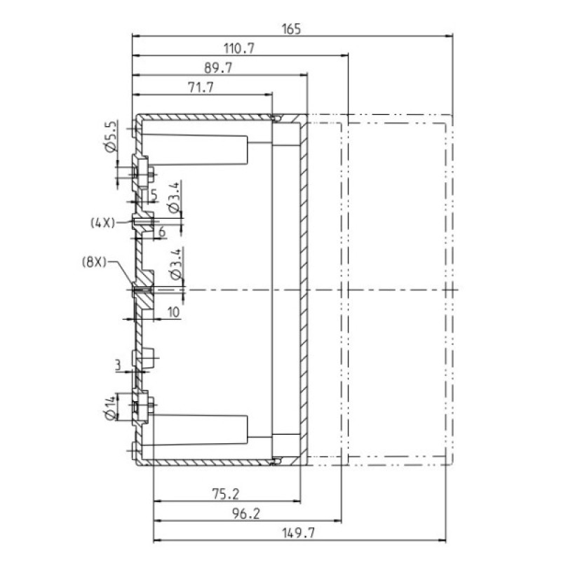 Коробка разветвительная Spelsberg PS 2518-11-o (sp11090801) IP66 с гладкими стенками