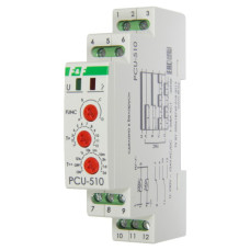 Реле времени F&F PCU-510 DUO 230В AC/24В AC/DC 2х8А