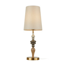 Настольная лампа Italux TB-84678A-AB Moren E27 1x60W IP20 бежевая
